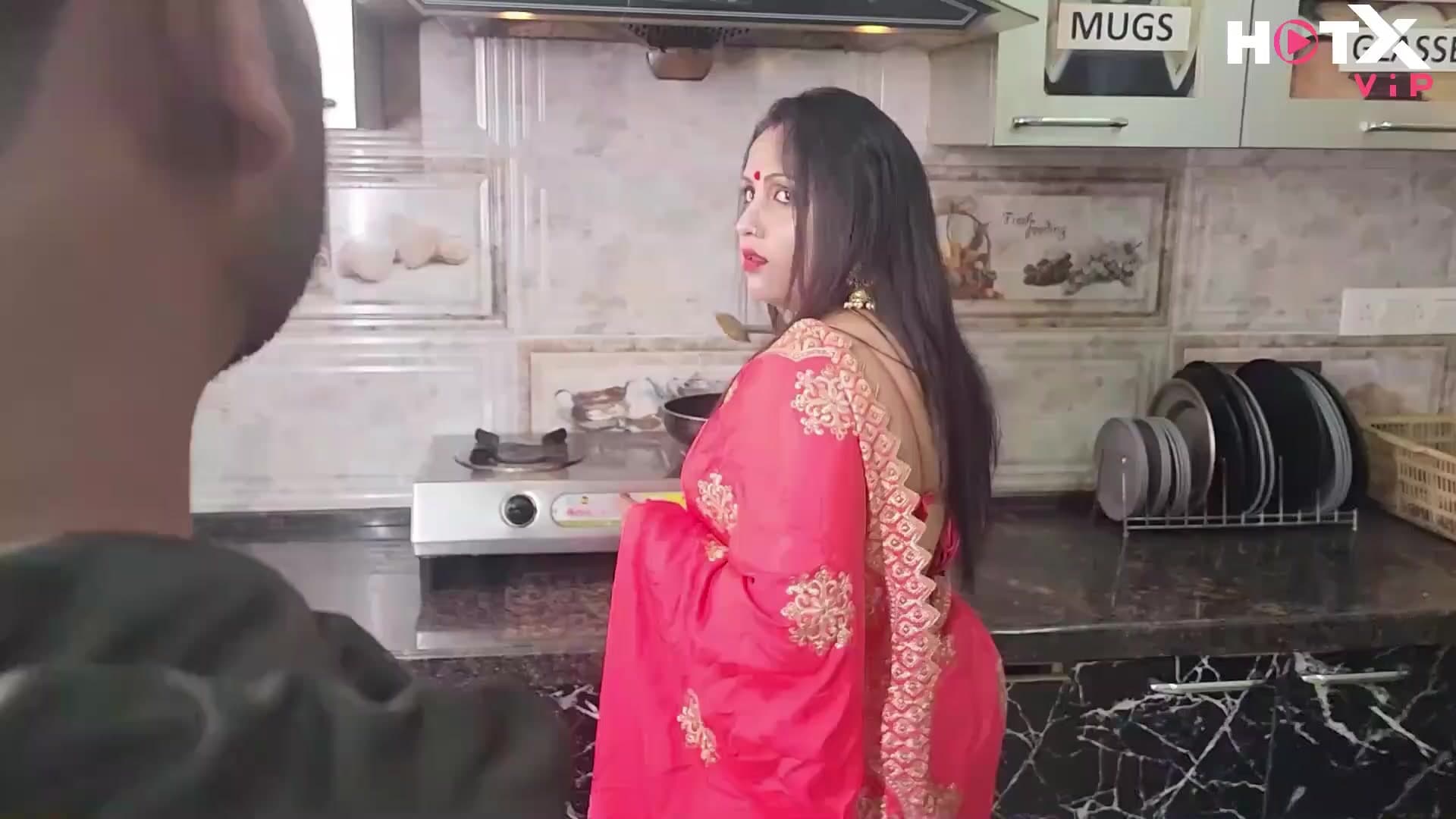 Big Tits Indian MILF Bhabhi Removes Saree and Gets Fucked by Devar Ji