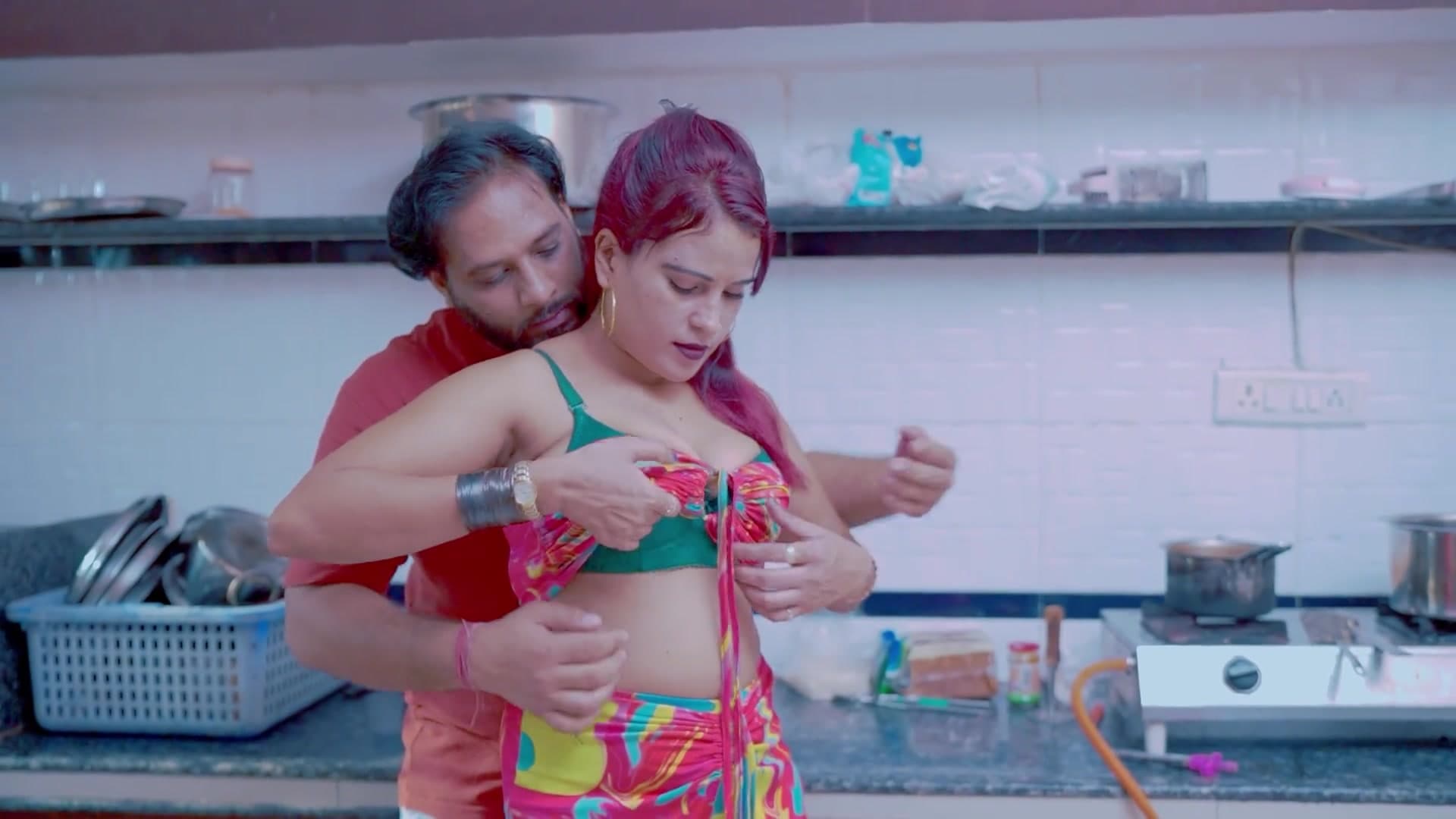 Super Hot Newly Married Bhabhi Fucked Hard by Her Devar in the Kitchen