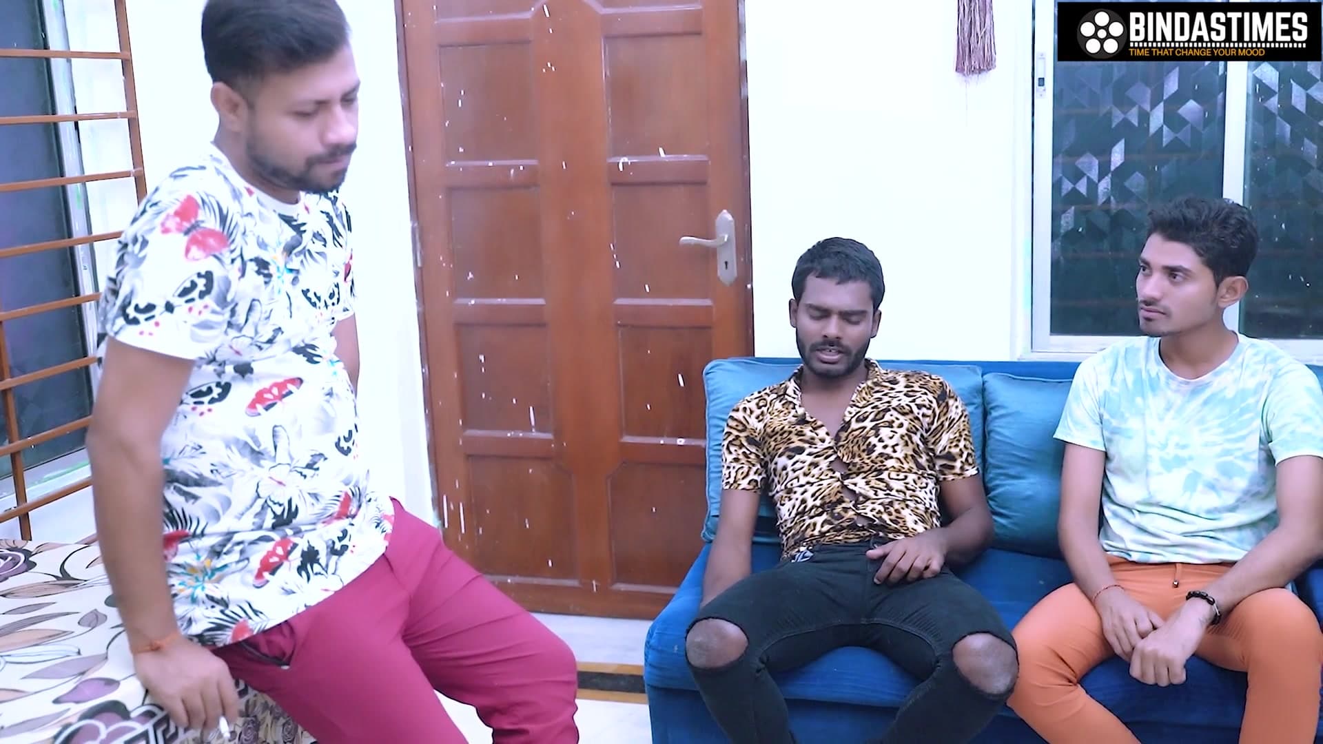 Sonagachi bhabi gets hardcore fucked by three guys in this Hindi audio sex video screenshot 3