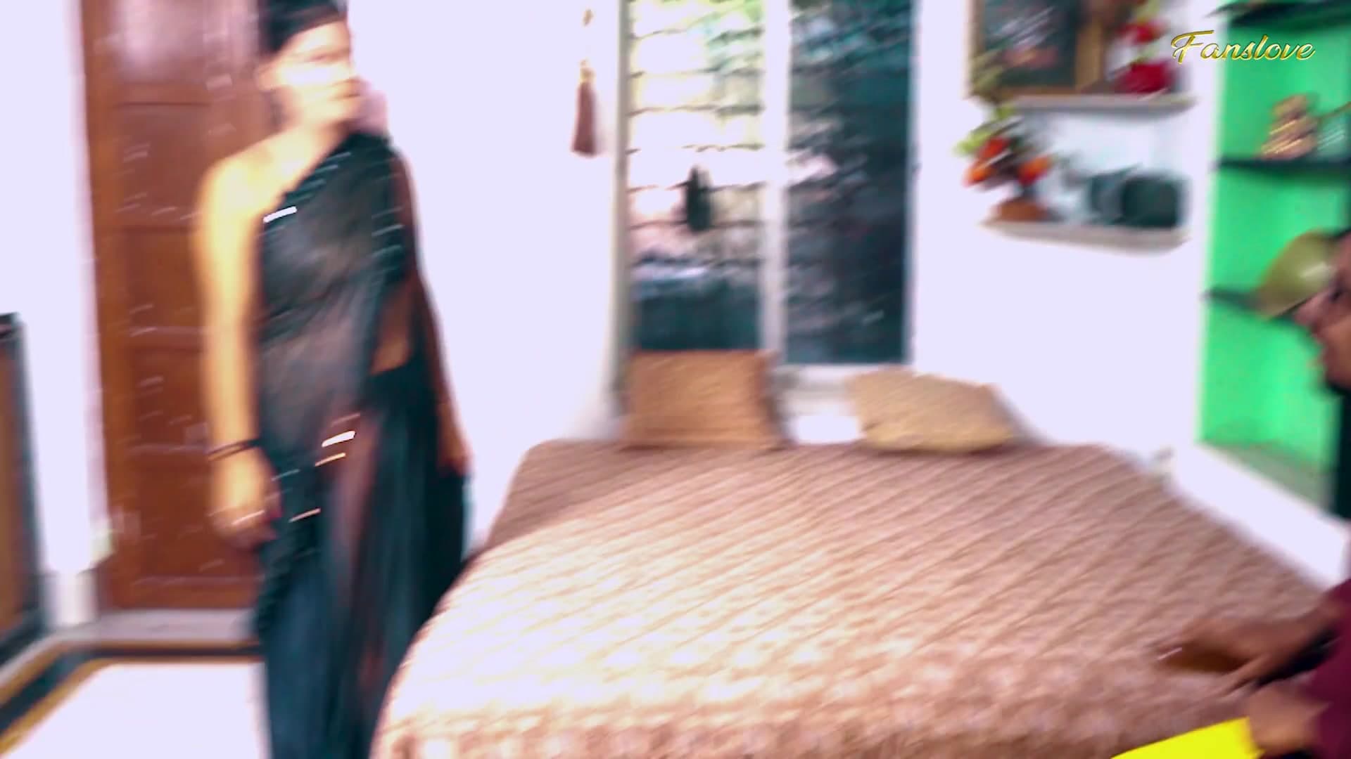 Desi Girl Lets Tenant Squeeze Her Boobs and Fuck Her Pussy Instead of Rent screenshot 4